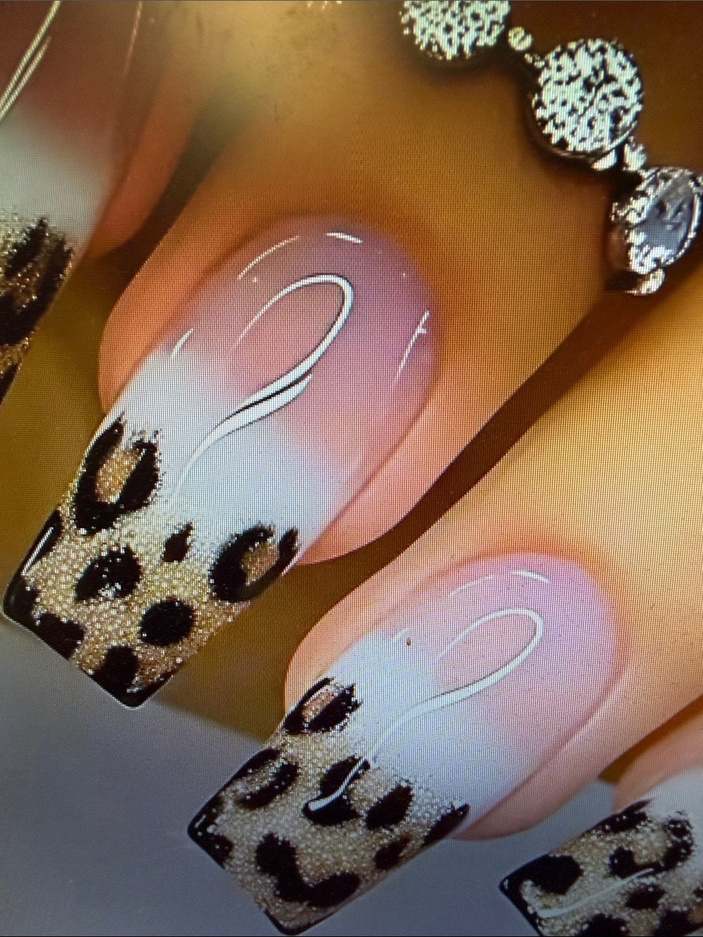 ❣️5/$25❣️Leopard Ombre Acrylic Nail Set   🆕